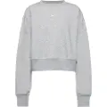 Nike Oversized Nike Sportswear Phoenix Fleece-sweatshirt med rund hals til kvinder - grå