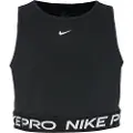 Nike Kort Nike Pro Dri-FIT-tanktop til kvinder (plus size) - sort
