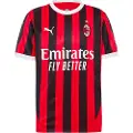Puma Ac Milan 24/25 Hjem T-shirt Med Korte ærmer