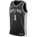Nike San Antonio Spurs Icon Edition 2022/23 Nike Dri-FIT NBA Swingman-trøje til mænd - sort