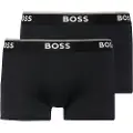 Hugo Boss BOSStil mænd. 50475274 Pakke med 3 moderne boxershorts, sort (S), Afslappet, Bomuld