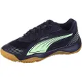 Puma Solarflash III Indoor Sports Shoes Youth, Shoes, Black/Fizzy Apple, 38