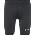Nike Fast-Dri-FIT-løbetights i 1/2 længde med indershorts til mænd - sort