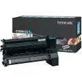 Lexmark Tonerkassette cyan, 10.000 sider, høj kapacitet, return C780H1CG Modsvarer: N/A