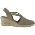 Verbenas Verbenastil kvinder. 0600880001 Maika taupe sandaler i spaltlæder (36), 3-5 cm, Splittet læder, Ingen, Casual, Gråt