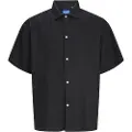 Jack & Jones Faro Linen Oversized Kortærmet Skjorte