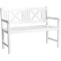 Cinas - Bænk Rosenborg 120x59cm - Hvid - Bænke - - Homeroom