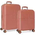 Pepe Jeans Pepe Jeansunisex. 7689526 Highlight terracotta terracotta terracotta 55-70cm bagagesæt (OSFA), Rød, Casual, Syntetisk, ABS/Polykarbonat, Mel