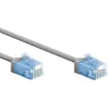 Goobay ultra-fleksibelt CAT6A-netværkskabel 15 cm med supertyndt design