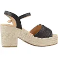Mtng Mustangtil kvinder. 59607 Courtney sandaler sort (40), Stof, 3-5 cm, Spænder, Casual