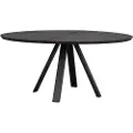 Rowico Home - Spisebord Carradale, Ø150 cm - Sort - Spiseborde - - Homeroom