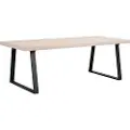 Rowico Home - Spisebord Brooklyn 95 x 220 cm - Hvid - Spiseborde - - Homeroom