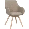Rowico Home - Alison lænestol, 2-pak - Beige - Stole med armlæn - - Homeroom