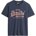Superdry Metallic Vl Relaxed T-shirt Med Korte ærmer