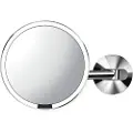 Simplehuman fastmonteret vægmonteret sensor spejl, poleret