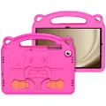 Mtp Products Samsung Galaxy Tab A9 Dux Ducis Panda Børn Stødsikkert Cover - Hot Pink