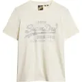 Superdry Metallic Vl Relaxed T-shirt Med Korte ærmer