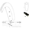 Mavic Comete Pro Carbon Sl T Forhjulsspejlene 12 Enheder