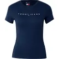 Tommy Hilfiger Linear T-shirt Med Korte ærmer