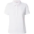 Gant Ganttil kvinder. 4200828 Pique-poloshirt med kontrastkrave, hvid (L), Casual, Bomuld, Korte ærmer