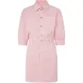 Pepe Jeans Pepe Jeanstil kvinder. PL953518 Gracie kjole pink (XXS), Casual, Bomuld, Korte ærmer, Bæredygtig