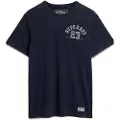 Superdry Superdrytil mænd. M1012041A Vintage Athletic navy kortærmet t-shirt (XXL), Casual, Bomuld, Korte ærmer, Blå