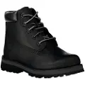 Timberland Timberlandunisex til børn. TB0A28UD0011 Snørestøvler i læder Courma Kid sort (23), Fast, Blonder, Casual, Bæredygtig, børnetøj