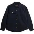 Superdry Superdrytil mænd. M4010826A Surplus marineblå lærredsovertrøje (XXL), Casual, Bomuld, Lange ærmer