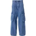 G-Star G-Startil kvinder. D25321-D759-G851 Blå Cocoon-bukser (26/32), Casual, Bomuld, Denim