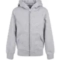 Build Your Brand Organic Basic Sweatshirt Med Lynlås