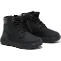 Timberland Timberlandunisex til børn. TB0A5RUM0151 Seneca Bay lædersko med snørebånd midt på læggen, sort (22), Fast, Blonder, Casual, børnetøj