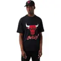 New Era Chicago Bulls Nba Script Mesh T-shirt Med Korte ærmer