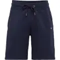 Gant Ganttil mænd. 2009027 Shield Sport Shorts Navy (S), Casual, Bomuld, Blå