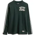 Superdry Superdrytil mænd. M6010848A Vintage Athletic langærmet stribet T-shirt grøn (L), Casual, Bomuld, Lange ærmer