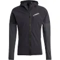 Adidas Terrex Techrock Wind Fleece Fleecejakke Med Fuld Lynlås