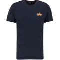 Alpha industries Puff Print Logo Bp T T-shirt Med Korte ærmer