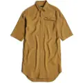 G-Star G-Startil kvinder. D25245-D714-1395 Cargo tunika-kjole brun (XL), Casual, Viscose, Korte ærmer