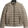 Superdry Superdrytil mænd. M5011851A Vatteret letvægtsjakke i taupe (3XL), Casual, Nylon, Lange ærmer, Gråt