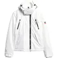 Superdry Superdrytil kvinder. W5011679A Mountain SD-Windcheater vindjakke hvid (L), Casual, Polyester, Lange ærmer