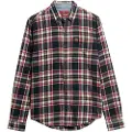 Superdry Superdrytil mænd. M4010727A Skovhuggerskjorte i økologisk bomuld i navy tern (XL), Casual, Lange ærmer, Økologisk bomuld, Bæredygtig, Blå