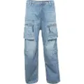 G-Star G-Startil mænd. D24556-D544-G565 Jeans Multi Pocket Cargo Relaxed blå (27/32), Casual, Bomuld, Denim