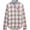 Superdry Superdrytil mænd. M4010727A Beige ternet skovmandsskjorte i økologisk bomuld (M), Casual, Lange ærmer, Økologisk bomuld, Bæredygtig