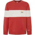 Pepe Jeans Pepe Jeanstil mænd. PM582692 Sawyer Crew Sweatshirt rød (XS), Brun, Casual