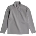 G-Star G-Startil mænd. D25081-D560-G677 Sweatshirt Motion Half Zip Tweeter grå (L), Casual, Lange ærmer, Genanvendt polister, Bæredygtig