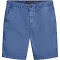 Superdry Superdrytil mænd. M7110397A Officer chino shorts blå (32), Casual, Bomuld