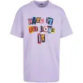 Mister tee Hey It Or Love It Oversize T-shirt Med Korte ærmer