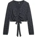 Superdry Vintage Tie Front Langærmet Bluse