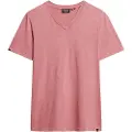 Superdry Superdrytil mænd. M1011889A Lyserød flammet T-shirt med V-udskæring (XXL), Casual, Pink, Bomuld, Korte ærmer