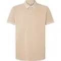 Pepe Jeans Pepe Jeanstil mænd. PM542099 New Oliver beige polo shirt (XL), Casual, Bomuld, Korte ærmer, Bæredygtig