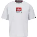Alpha industries Satin Logo T T-shirt Med Korte ærmer